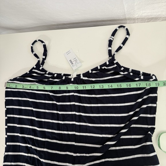 Maurices Women Wide Leg Jumpsuit Small  Beachy Nautical Striped Preppy NWT - Picture 9 of 14